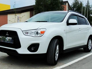 2013 Mitsubishi ASX I Рестайлинг, белый, 1100000 рублей, вид 1