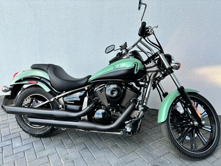 2022 Kawasaki VN900 Vulcan, зелёный, 750000 рублей, вид 1