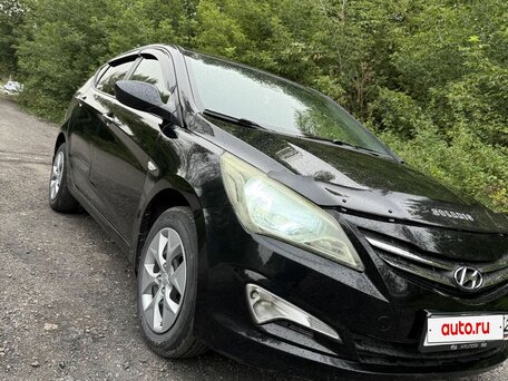 2016 Hyundai Solaris I Рестайлинг, чёрный, 780000 рублей, вид 1