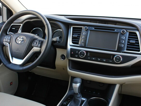 2015 Toyota Highlander III (XU50), серый - вид 9