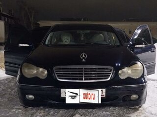 2001 Mercedes-Benz C-Класс 180 II (W203), синий, 339000 рублей, вид 1