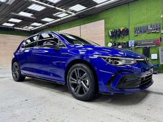 2021 Volkswagen Golf VIII, синий, 2770000 рублей, вид 4