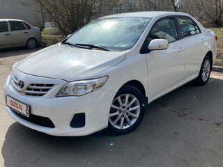 2011 Toyota Corolla X (E140, E150) Рестайлинг, белый, 1051000 рублей, вид 1