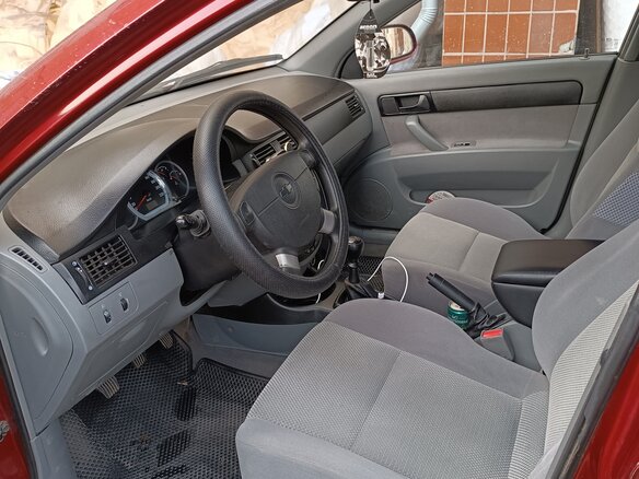2007 Chevrolet Lacetti I, красный, 350000 рублей - вид 6