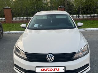 2014 Volkswagen Jetta VI, белый, 1150000 рублей, вид 2