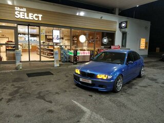 2003 BMW 3 серии 320i IV (E46) Рестайлинг, синий, 2800000 рублей, вид 1