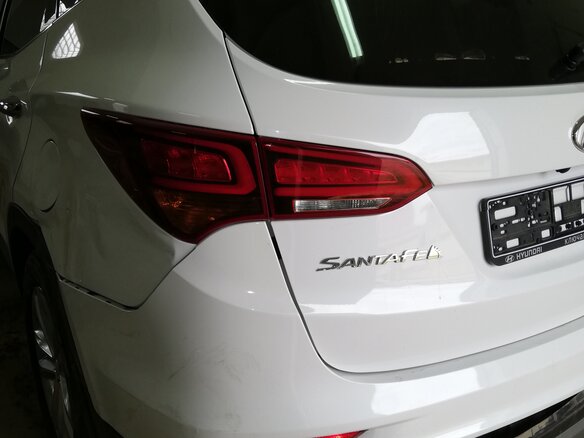 2017 Hyundai Santa Fe III Рестайлинг, белый - вид 7