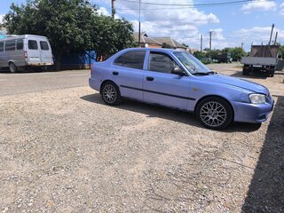 2005 Hyundai Accent ТагАЗ II, голубой, 380000 рублей, вид 1