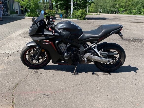 2014 Honda CBR 650F, чёрный, 550000 рублей - вид 1