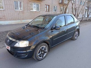 2013 Renault Logan I Рестайлинг, чёрный, 750000 рублей, вид 2