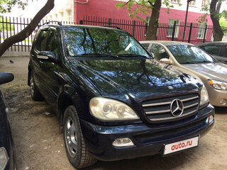 2004 Mercedes-Benz M-Класс 270 I (W163) Рестайлинг, чёрный, 500000 рублей, вид 3