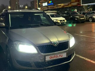 2012 Skoda Fabia II Рестайлинг, бежевый, 680000 рублей, вид 1