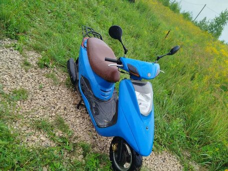 2007 Yamaha Cygnus RS, голубой, 65000 рублей, вид 1