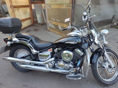2005 Yamaha XVS650 Drag Star, чёрный, 600000 рублей, вид 4