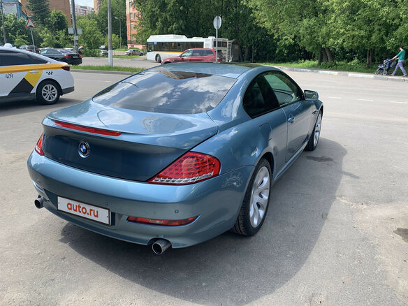 2008 BMW 6 серии 630i II (E63/E64) Рестайлинг, голубой - вид 21