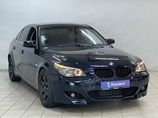 2007 BMW 5 серии 520d V (E60/E61) Рестайлинг, синий, 1020000 рублей, вид 2