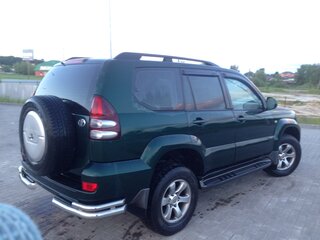 2003 Toyota Land Cruiser Prado 4-speed 120 Series, зелёный, 2100000 рублей, вид 2