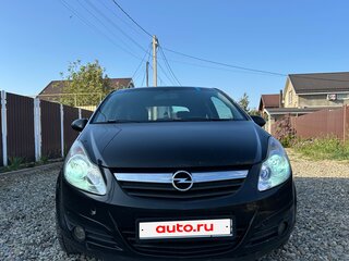 2007 Opel Corsa D, чёрный, 380000 рублей, вид 1