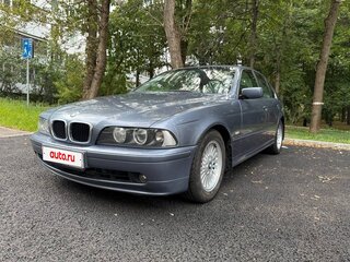 2001 BMW 5 серии 525i IV (E39) Рестайлинг, голубой, 1450000 рублей, вид 1