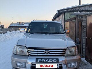 2000 Toyota Land Cruiser Prado 90 Series Рестайлинг, белый, 1490000 рублей, вид 1