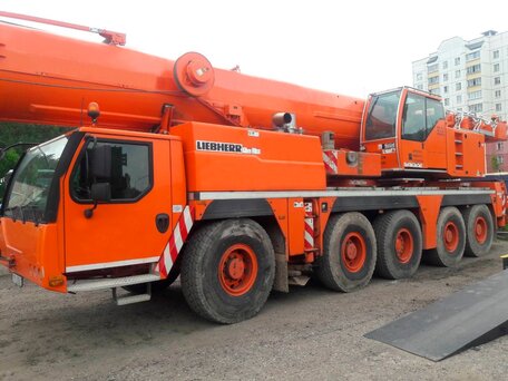 2013 Liebherr LTM краны с телескопической стрелой, красный, 75399457 рублей, вид 1