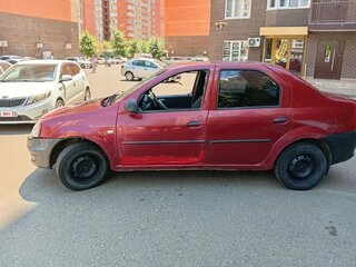 2010 Renault Logan I Рестайлинг, красный, 240000 рублей, вид 4