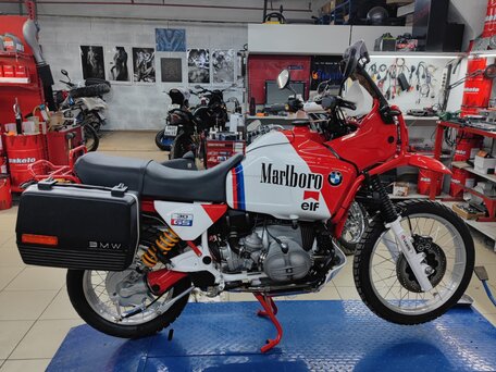 1992 BMW R 100 GS, красный, 1000000 рублей, вид 2