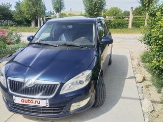 2012 Skoda Fabia II Рестайлинг, синий, 700000 рублей, вид 2