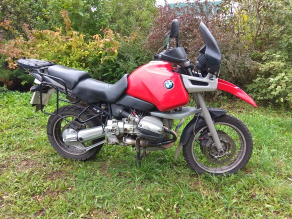 1996 BMW R 1100 GS, красный, 300000 рублей