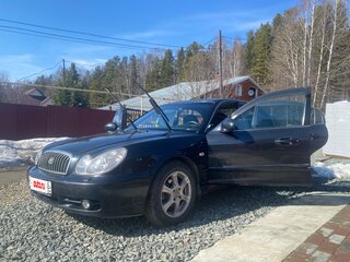 2005 Hyundai Sonata IV (EF) Рестайлинг, чёрный, 650000 рублей, вид 1