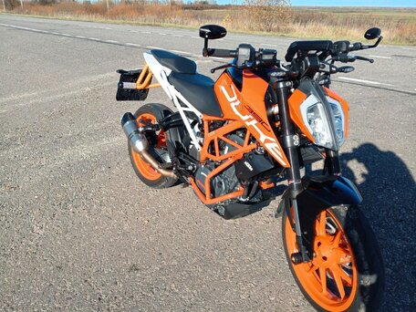 2017 KTM 390 Duke, оранжевый, 450000 рублей, вид 2