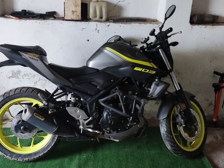 2018 Yamaha MT-03, серый, 290000 рублей, вид 2