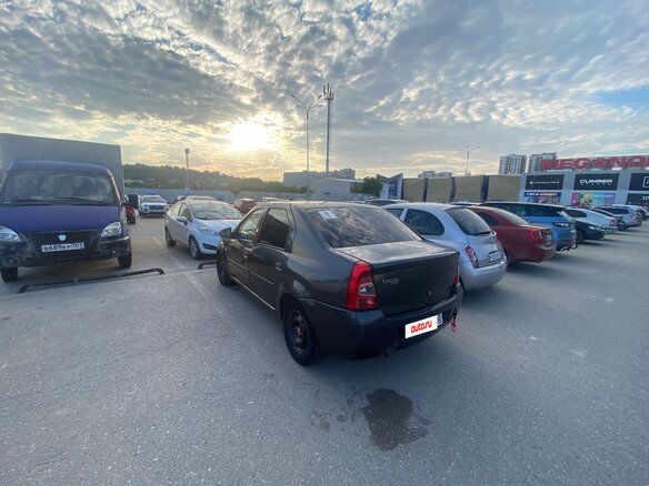 2007 Renault Logan I, серый, 220000 рублей - вид 9