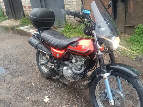 2009 Suzuki RV 200 VanVan, оранжевый, 350000 рублей, вид 4