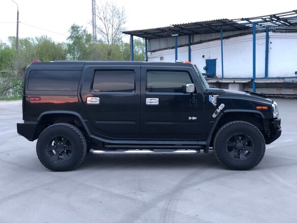 2005 Hummer H2 I, чёрный - вид 12
