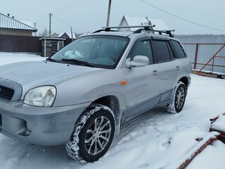 2003 Hyundai Santa Fe I, серебристый, 630000 рублей, вид 2