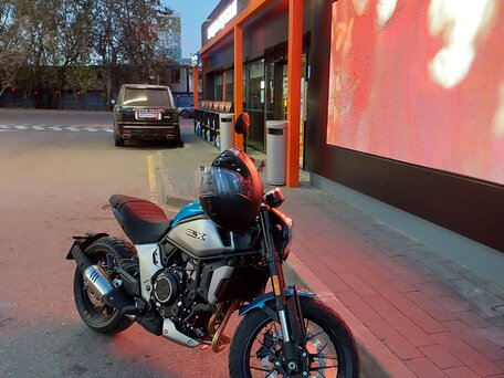 2023 CFMoto 700CL-X Heritage, голубой, 645000 рублей, вид 2
