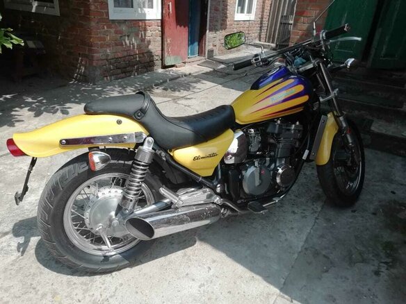 1994 Kawasaki ZL400 Eliminator, жёлтый, 290000 рублей - вид 5