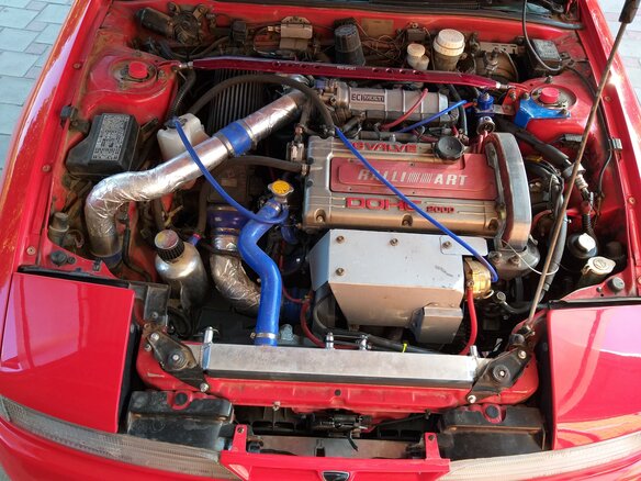 1991 Mitsubishi Eclipse I, красный - вид 5