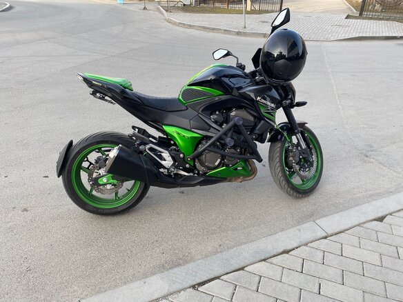 2012 Kawasaki Z 800, зелёный, 700000 рублей - вид 12