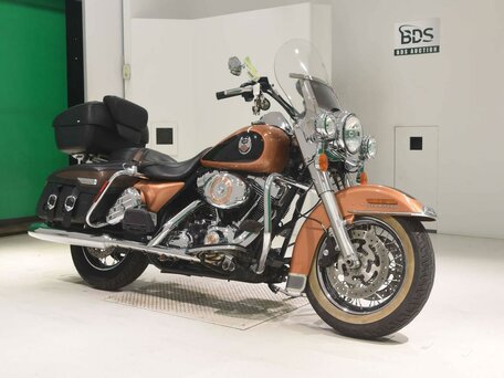 2008 Harley-Davidson Road King, оранжевый, 925000 рублей, вид 3
