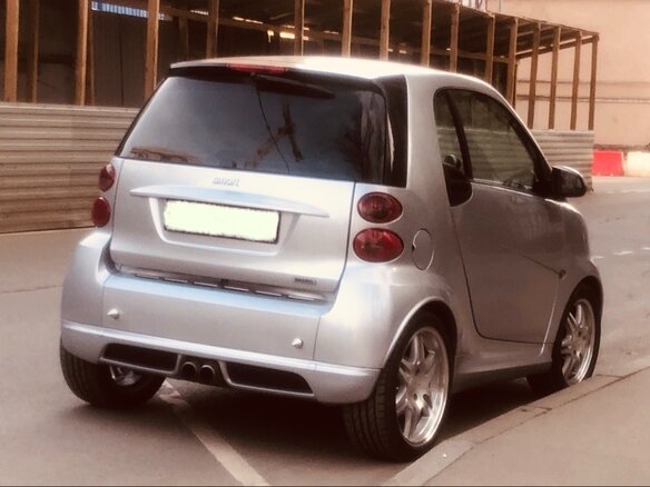 2009 Smart Fortwo Brabus II, серый, 800000 рублей - вид 3