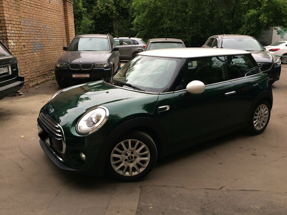 2015 Mini Hatch Cooper III (F55/F56), зелёный