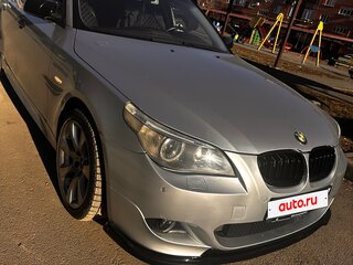 2005 BMW 5 серии 525i V (E60/E61), серебристый, 1350000 рублей, вид 5