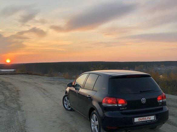 2011 Volkswagen Golf VI, синий - вид 8