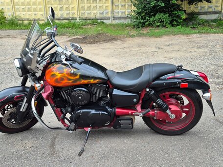 2007 Kawasaki VN1600 Vulcan, чёрный, 560000 рублей, вид 2