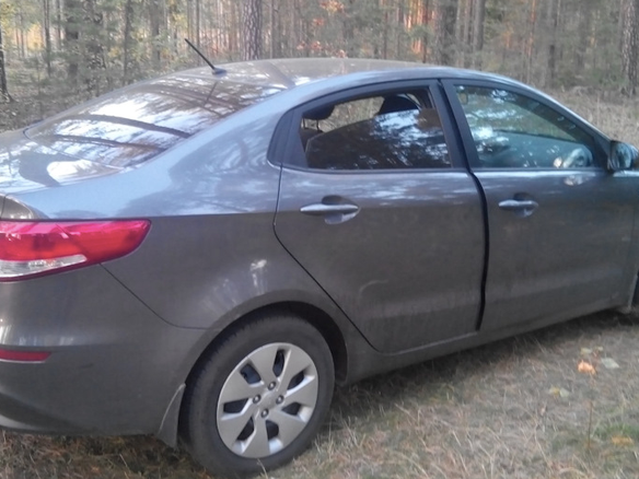 2015 Kia Rio III Рестайлинг, серый - вид 1