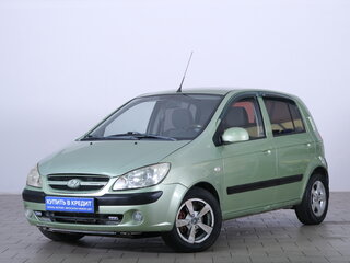 2007 Hyundai Getz I Рестайлинг, зелёный, 499000 рублей, вид 3