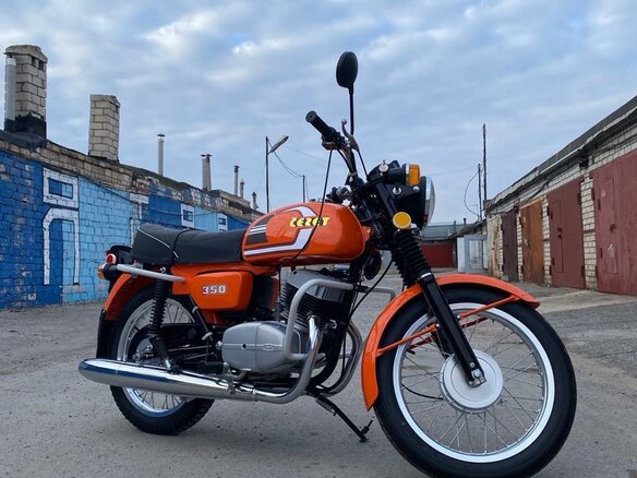 1985 CZ 350, оранжевый, 1100000 рублей - вид 6
