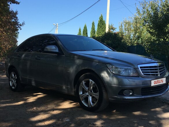 2007 Mercedes-Benz C-Класс 200 III (W204), серый - вид 1